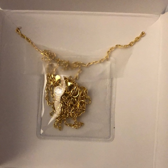 Kate Spade Gold Tone One In A Million Letter S Initial Pendant Necklace NWT Box - Picture 6 of 14